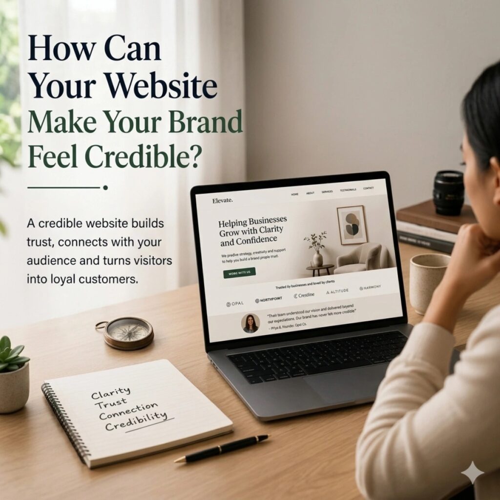 How can your website make your brand feel credible?