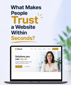 What Makes People Trust a Website Within Seconds
