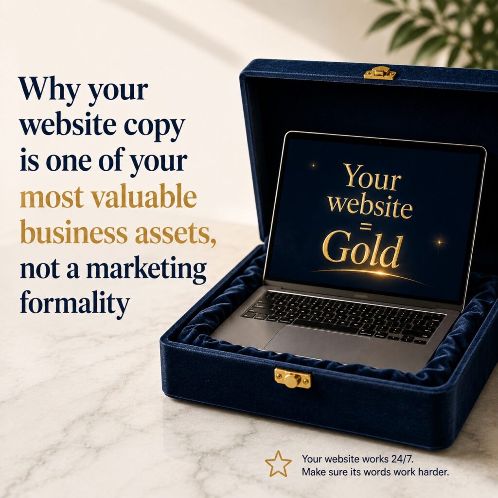 Why Your Website Copy Is One of Your Most Valuable Business Assets, Not a Marketing Formality