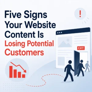 Five Signs Your Website Content Is Losing Potential Customers